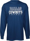 Dallas Cowboys Navy Practice Long Sleeve T-Shirt