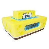 Spongebob SquarePants Clock Alarm Radio with Pop-Up Snooze