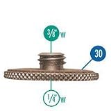 Bogen - Manfrotto 1/4-20 To 3/8 Adapter w/Flange