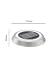 Elan Solar Powered Decking Lights Lighting, Garden Pack of Two Up To 8 Hours Shine