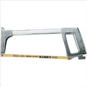 Klein 701-S Dual Purpose Hacksaw Golden Tri-Cut 3-in-1 Blade Blue 16 Inches