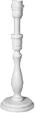 Holz-Lampenfuß weiß 36cm E27