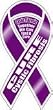 Cure Cystic Fibrosis Awareness 2 in 1 Ribbon Car Magnet