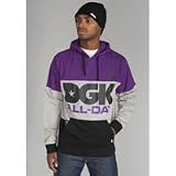 DGK All Day Sport Jersey Hoody - Men's ( sz. XL, Purple )