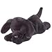 Plush Floppy Black Lab 7