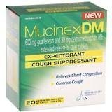 Mucinex DM Expectorant and Cough Suppressant - 20 Count