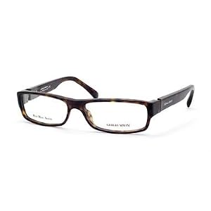 GIORGIO ARMANI 468 Eyeglasses striated horn demo lens EFP00