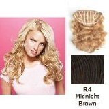 23 HairDo Clip In Wavy Hair Extensions by Jessica Simpson - Midnight Brown