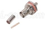 BNC Female Connectors - Jacks for various RG Style Coaxial Cable and Panel Mount