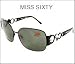 21%2BRxEoWIIL. SL75  Miss Sixty Sunglasses MX361S 01A Metal Rhinestones Black