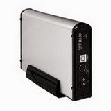 Aluratek High-Speed USB 2.0 External 500GB Hard Drive - Silver (ACBS350500F)