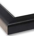 1.25" 'SoHo Onyx' Black Solid Wood Frame -- Poster / Photo / Mirror / Art