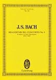 Produkt-Bild: Brandenburgisches Konzert Nr. 4 G-Dur: BWV 1049. Violine principale, 2 Fl&ouml;ten und Streicher. (Eulenburg Studienpartituren)