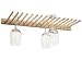 Kitchen & Housewares : Stemware Rack (Natural) (1.5"H x 21.5" L x 8" D (peg 7"D))