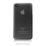 iLuv SILK Soft Coated Opaque Acrylic Case for iPhone 4 (Black)