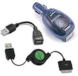 Apple iPod classic (120GB) miniSync - VersaCharger PRO Bundle with iPod Charging Adapter (USB (White), US outlet plug)
