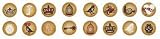 Bottle Cap Inc - Vintage Edition Collection - Bottle Cap Images - Amber Romance - .5 Inch