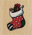 Christmas rubber stamp a stockings