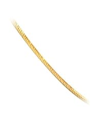 14k Yellow Gold .8mm Snake Chain Necklace - 16"