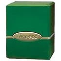 Ultra Pro Satin Deck Box (Green) - Ideal for YuGiOh!, Pokemon, Magic: The Gathering, World of Warcraft Trading Card Games