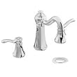 Moen T6305 Vestige Two Handle Widespread Lavatory Faucet Trim with Drain Chrome