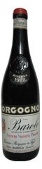 Barolo Borgogno Wein Piemonte Jahr 1968