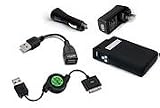 Apple iPod touch miniSync - Mobile Charging Kit with iPod Charging Adapter (USB (White), UK outlet plug)