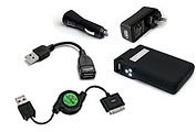 Apple iPod classic 120GB miniSync Mobile Charging Kit with iPod Charging Adapter USB Black UK outlet plug