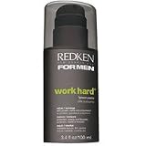 Redken For Men Work Hard Power Paste For Firm Control Hair Styling & Protection 3.4 Oz.