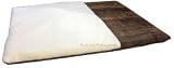 Pet Supplies : PETMATE 30 X 40 HEATED ORTHO BED DK BROWN SUEDE/BERBER
