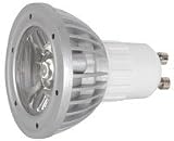 GU10 Mains Voltage 3W LED Lamp, White
