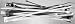 Ancor 350025 Marine Grade Electrical Nylon Standard Cable Tie Combo Pack (4 to 8-Inch, Natural and UV Black, 25-Pack)