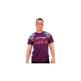 Buy F72111F-RK-PRP-ROCK MUSIC AND SKULL T-SHIRT--S made by Ed Hardy now!