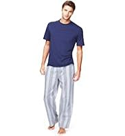 Drawstring Striped Pyjamas