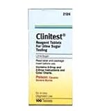 Clinitest Reagent Tablets for Urine Sugar Testing - 100