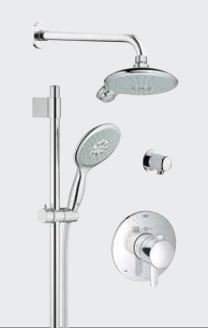 Grohflex Cosmopolitan 1-Spray Thermostatic Shower System - 2.5 Gpm