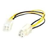 StarTech.com 8-Inch ATX12V 4-Pin P4 CPU Power Extension Cable (ATXP4EXT)