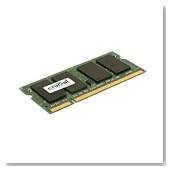 Crucial 2GB 256Mx64PC2-5300 CT25664AC667 DDR2 200-Pin SODIMM Laptop Memory