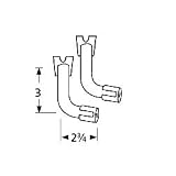 Venturi Spl Pair, 2.75 X 3; Chb, Pk