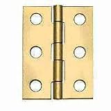 Buy 2 x 2 Light Weight Loose Pin Cabinet Hinge Yellow zinc by Mintcraft