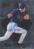 Peter Bergeron, Harrisburg Senators - Expos Affiliate, 1999 Bowmans Best Rookie Autographed Card