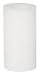 Candle Impressions CA10301WH 6-Inch Vanilla Scented Flameless Round Wax Candle, White