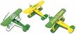 ALPHA INTERNATIONAL 4" STEARMAN BI-PLANE JOHN DEERE ASST