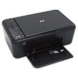HP Deskjet F4480 All-in-One - Multifunction ( printer / copier / scanner ) - color - ink-jet - copying (up to): 28 ppm (mono) / 22 ppm (color) - printing (up to): 28 ppm (mono) / 22 ppm (color) - 80 sheets - Hi-Speed USB