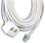 GE TL96572 25 Foot Dual Jack Phone Cord