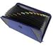 C-Line 48105 Expanding File with Zipper, Blue, Letter Size