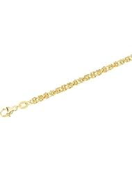 14K Yellow Gold 18 Inch Solid Byzantine Chain