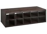Double Hang Big O-Box Cubby Unit - Espresso