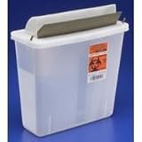 IN-ROOM Container Mailbox-Style Lid 5 Quart, Clear