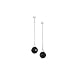 Sterling Silver Black Onyx Drop Earrings